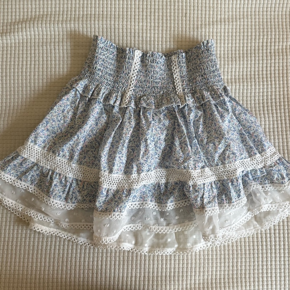 katiejnyc ruffle mini skirt